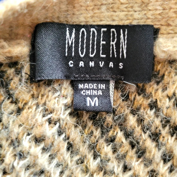 Leopard Print Open Cardigan Sweater / Size 2-4 - Picture 4 of 4